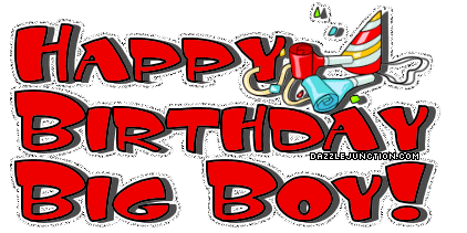 Big Boy Happy Birthday greeting image