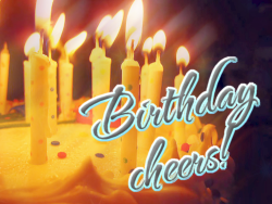 Birthday Cheers Happy Birthday greeting image