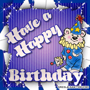 Birthday Clown Bear Happy Birthday greeting image