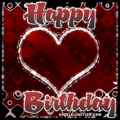 Birthday Heart Happy Birthday greeting image