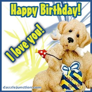 Birthday Love You Happy Birthday greeting image