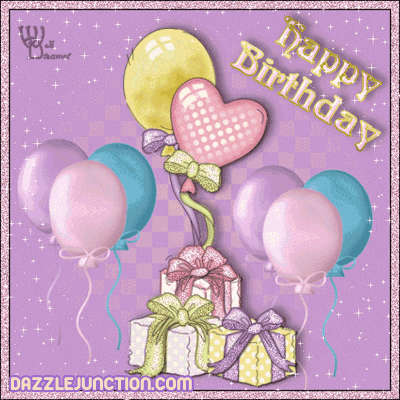 Lavender Happy Birthday