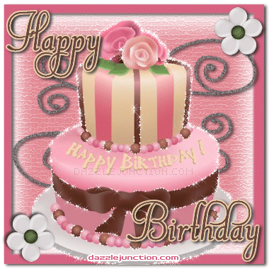 Pink Birthday Cake