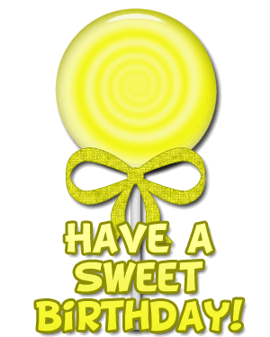 Sweet Birthday Sucker Happy Birthday greeting image