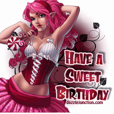 Sweet Birthday Happy Birthday greeting image
