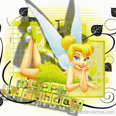 Tinkerbell Birthday Happy Birthday greeting image