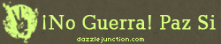 No Guerra Headlines greeting image