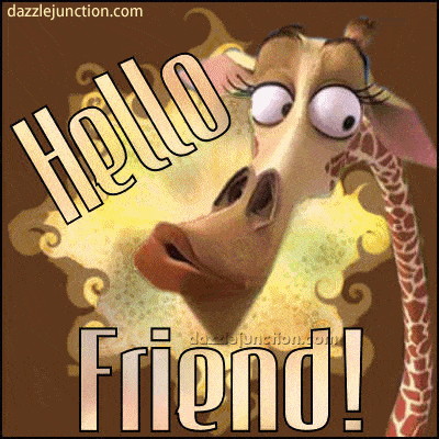 Giraffe Hello Friend image