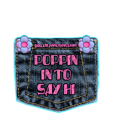 Pocket Cow Poppin In Hello greeting image