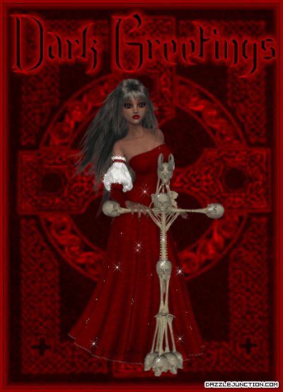 Dark Greetings Hello greeting image