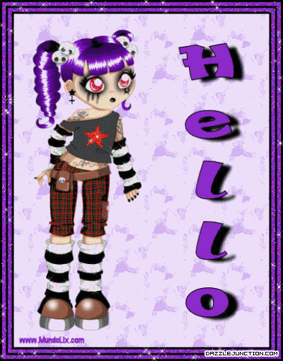 Purple Hello image