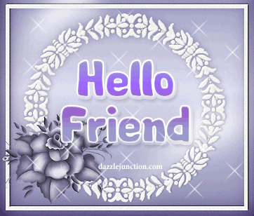 Hello Friend Purple image