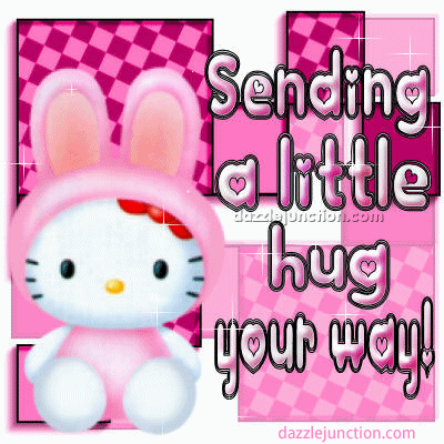 Little Hug Your Way Hugs greeting image