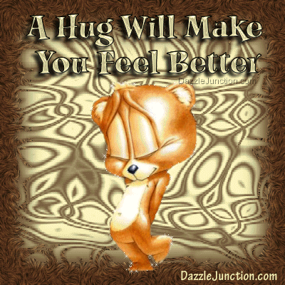 Feel Better Hug Hugs greeting image