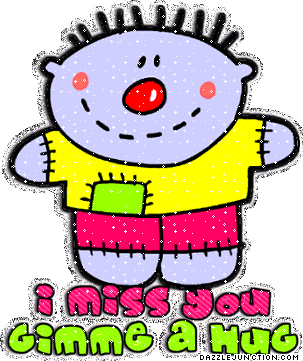 Miss You Hug Hugs greeting image