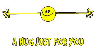 Smiley Long Arms Hugs greeting image