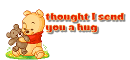 Winnie Pooh Hug Hugs greeting image