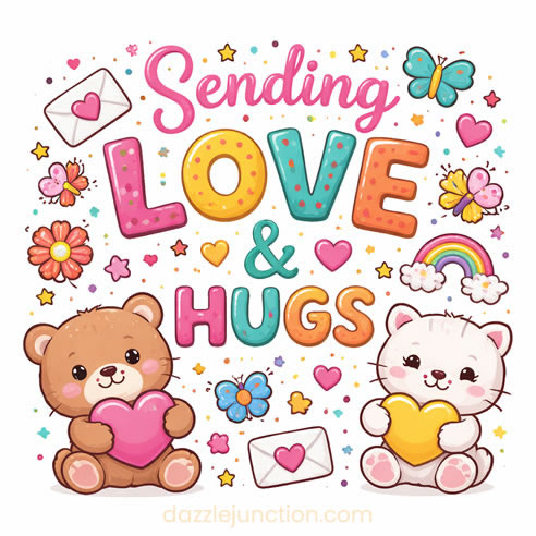 Sending Love and Hugs image