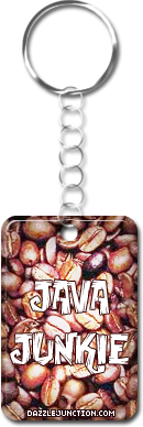 Java Junkie Keyrings greeting image