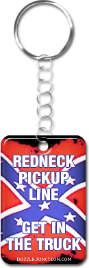 Redneck Pickup Keyrings greeting image