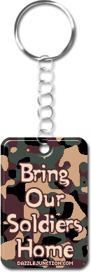 Soldiers Home Keyrings greeting image