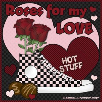 Roses Sneaker Love greeting image