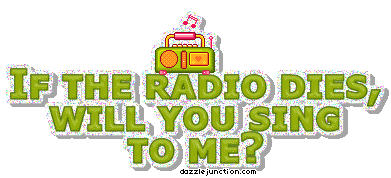 Radio Misc Glitter greeting image