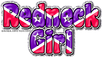 Redneck Girl Misc Glitter greeting image