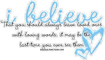 Believe Lasttime Misc Glitter greeting image