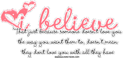 Believe Lovhrt Misc Glitter greeting image