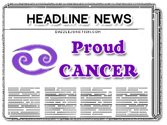 Cancer Misc Glitter greeting image