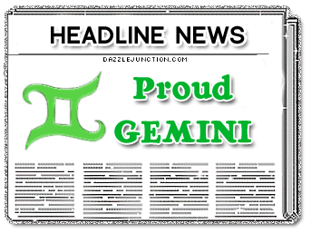 Gemini Misc Glitter greeting image