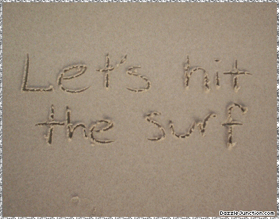 Hit Surf Misc Glitter greeting image