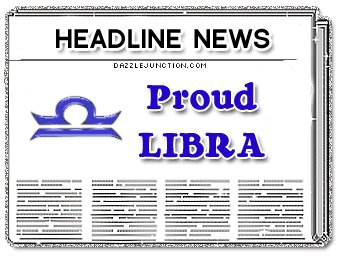 Libra Misc Glitter greeting image