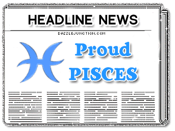 Pisces Misc Glitter greeting image