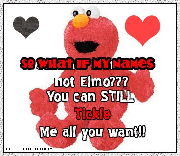 Can Tickle Elmo Misc Picture greeting image