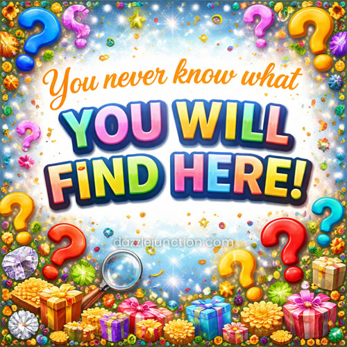Never Know What You Will Find Misc Picture greeting image