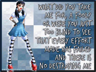 No Destroying Me