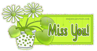 Miss U Flower Miss You greeting image