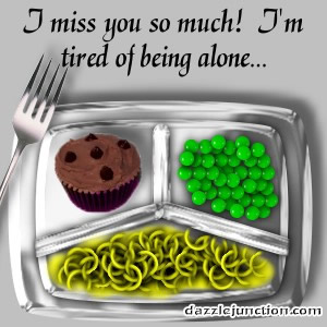 Tv Dinner Alone Dj Miss You greeting image