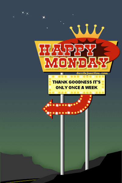 Monday Retro Sign image