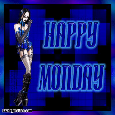 Blue Happy Monday