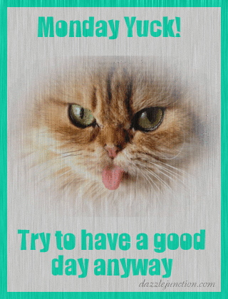 Monday Yuck Cat Tongue image
