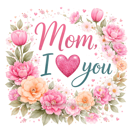 Mom I love you Mother greeting image