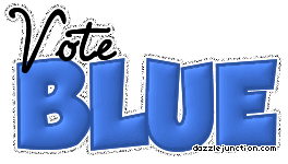 Vote Blue My Yearbook greeting image