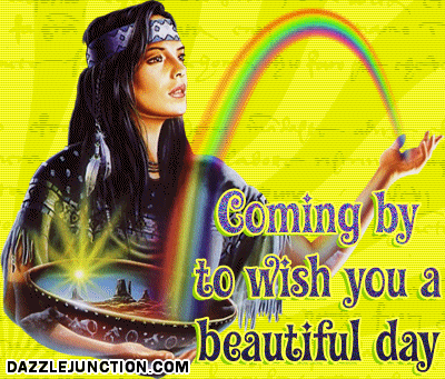 Beautiful Day Native American greeting image