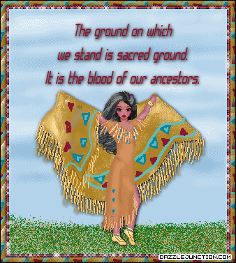 Sacred Ground Native American greeting image