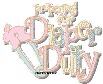 Preparing For Diaper Duty Pregnancy greeting image