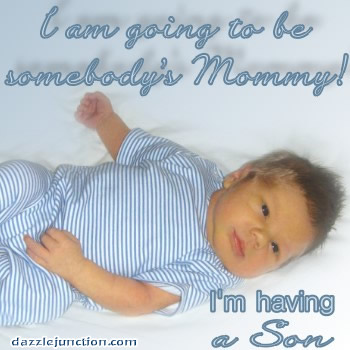 Somebodys Mom B Dj Pregnancy greeting image