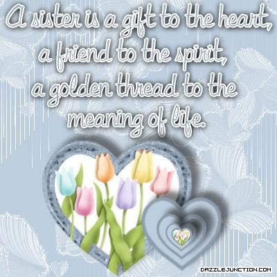 Life Thread Sister greeting image